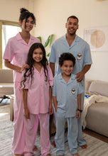 Load image into Gallery viewer, Boys Eid Pj Set Light Blue Buttoned shirt + Pants