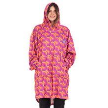 Load image into Gallery viewer, Snuggs Blanket Hoodie Fuchsia Geometric