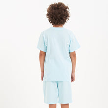 Load image into Gallery viewer, Boys summer pajama set Crocodile t-shirt + Aqua shorts