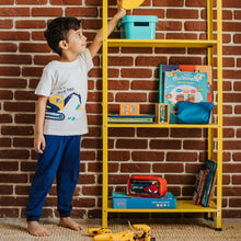 Load image into Gallery viewer, Boys summer pajama set Digger t-shirt +blue pants