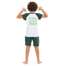 Load image into Gallery viewer, Boys summer pajama set baby dinosaur t-shirt +Green shorts