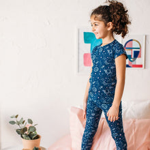 Load image into Gallery viewer, Girls summer pajama set Space t-shirt + leggings