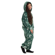Load image into Gallery viewer, Snuggs Kids Blanket Onesie Green Christmas Tree
