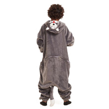 Load image into Gallery viewer, Snuggs Kids Blanket Onesie Husky
