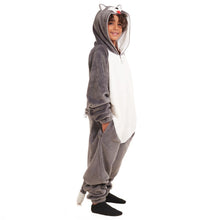 Load image into Gallery viewer, Snuggs Kids Blanket Onesie Husky