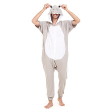 Load image into Gallery viewer, Snuggs Summer Onesie Hippo