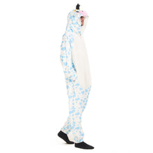 Load image into Gallery viewer, Snuggs Blanket Animal Onesie Light blue Cow