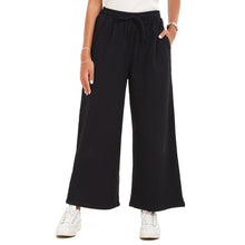 Load image into Gallery viewer, Women summer wide leg pants Black