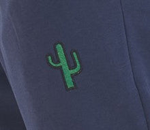 Load image into Gallery viewer, Snuggs summer Sweatpants Dark Blue cactus