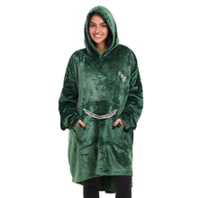 Load image into Gallery viewer, Snuggs Blanket Hoodie Dark Green مدفع رمضان