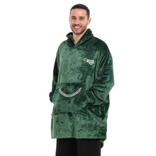 Load image into Gallery viewer, Snuggs Blanket Hoodie Dark Green مدفع رمضان