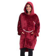 Load image into Gallery viewer, Snuggs Blanket Hoodie Dark Red مدفع رمضان