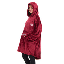 Load image into Gallery viewer, Snuggs Blanket Hoodie Dark Red مدفع رمضان