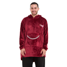 Load image into Gallery viewer, Snuggs Blanket Hoodie Dark Red مدفع رمضان