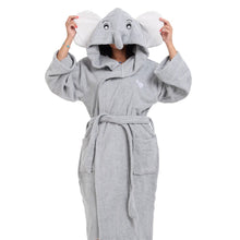 Load image into Gallery viewer, Snuggs Animal Bathrobe Elephant