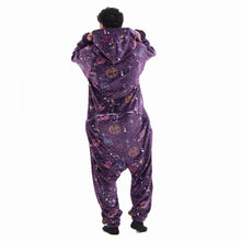Load image into Gallery viewer, Snuggs Blanket Onesie Purple Space