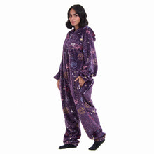 Load image into Gallery viewer, Snuggs Blanket Onesie Purple Space