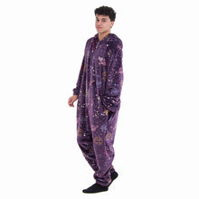 Load image into Gallery viewer, Snuggs Blanket Onesie Purple Space