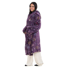 Load image into Gallery viewer, Snuggs Blanket Robe Mauve Space