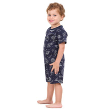 Load image into Gallery viewer, Boys summer pajama set Space t-shirt + shorts
