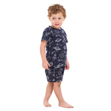 Load image into Gallery viewer, Boys summer pajama set Space t-shirt + shorts