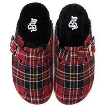 Load image into Gallery viewer, Snuggs Clogs Red x Black Checkered