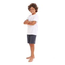 Load image into Gallery viewer, Boys summer pajama set Dog t-shirt +Dark grey shorts