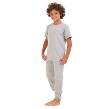 Load image into Gallery viewer, Boys summer pajama set Grey t-shirt + Pants