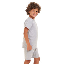 Load image into Gallery viewer, Boys summer pajama set Grey t-shirt + shorts