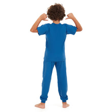 Load image into Gallery viewer, Boys summer pajama set Indigo t-shirt + Pants