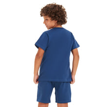 Load image into Gallery viewer, Boys summer pajama set Petroleum t-shirt + shorts