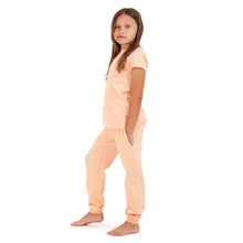 Load image into Gallery viewer, Girls summer pajama set Simon t-shirt + Pants