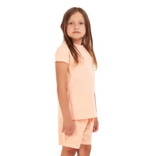 Load image into Gallery viewer, Girls summer pajama set Simon t-shirt +shorts