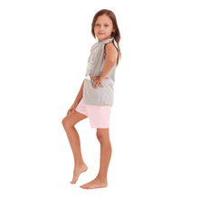Load image into Gallery viewer, Girls summer pajama set Unicorn t-shirt + Pink shorts