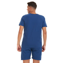 Load image into Gallery viewer, Men summer pajama set Indigo T-shirt + shorts