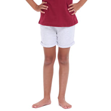 Load image into Gallery viewer, Girls summer Light Grey Shorts