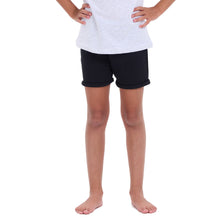 Load image into Gallery viewer, Girls summer Black Shorts