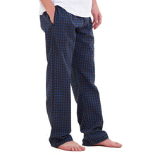Load image into Gallery viewer, Men summer Blue x Black checkered pants