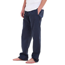 Load image into Gallery viewer, Men summer Blue x Black checkered pants