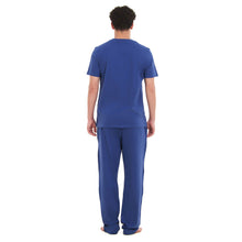 Load image into Gallery viewer, Men summer pajama set Indigo T-shirt + Pants