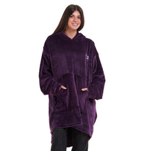 Load image into Gallery viewer, Snuggs Blanket Hoodie Deep violet