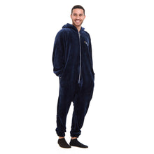 Load image into Gallery viewer, Snuggs Blanket Onesie Dark Blue هلال رمضان