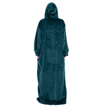 Load image into Gallery viewer, Snuggs Wearable Blanket Monk Dark Petroleum