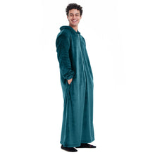 Load image into Gallery viewer, Snuggs Wearable Blanket Monk Teal
