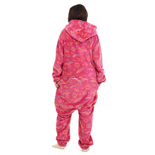 Load image into Gallery viewer, Snuggs Blanket Onesie Fuchsia Space