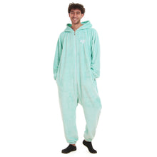 Load image into Gallery viewer, Snuggs Blanket Onesie Aqua Mint