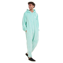 Load image into Gallery viewer, Snuggs Blanket Onesie Aqua Mint