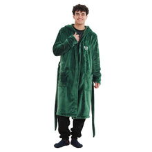 Load image into Gallery viewer, Snuggs Blanket Robe Dark Green