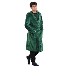 Load image into Gallery viewer, Snuggs Blanket Robe Dark Green