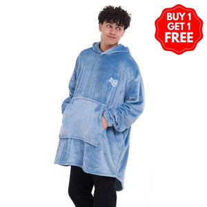 Snuggs Blanket Hoodie Dusty Blue